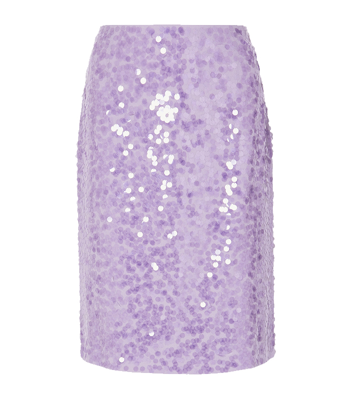 Dries Van Noten + Sequined Crepe Skirt