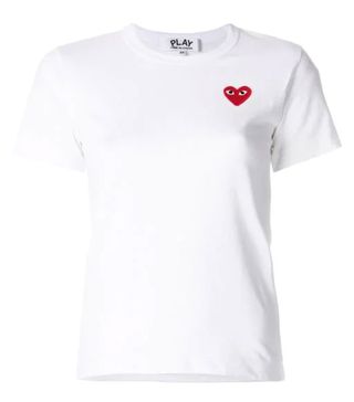 Commes des Garçon Play + Heart Logo T-Shirt