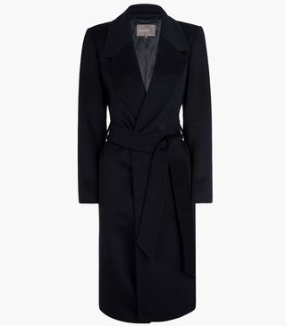 Jaeger + Wool Wrap Coat