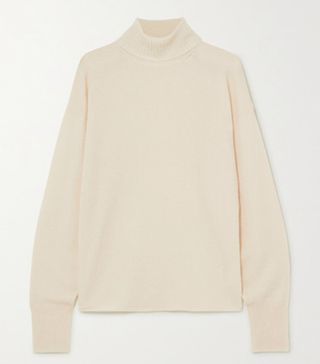 Reformation + Recycled Cashmere and Wool-Blend Turtleneck Sweater