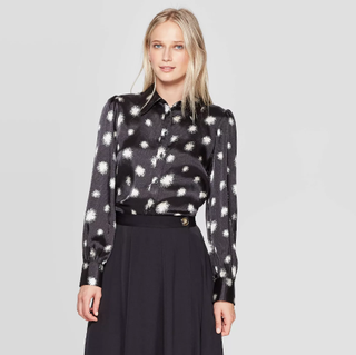 Who What Wear x Target + Long Sleeve Collared Button-Down Shirt
