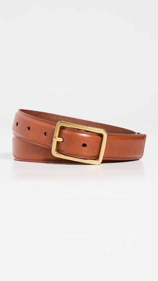 Madewell + Square-Buckle Leather Belt
