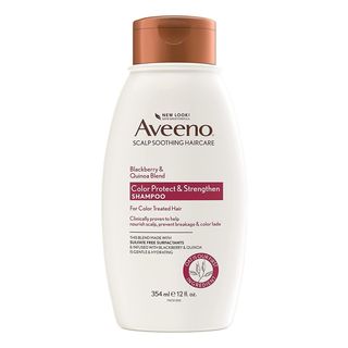 Aveeno + Blackberry Quinoa Protein Blend Sulfate-Free Shampoo for Color-Treated Hair Protection