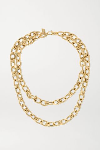 Lauren Rubinski + 14-Karat Gold Necklace