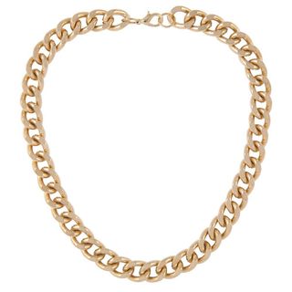 Susan Caplan + 1990s Vintage Gold-Plated Chunky Chain Necklace