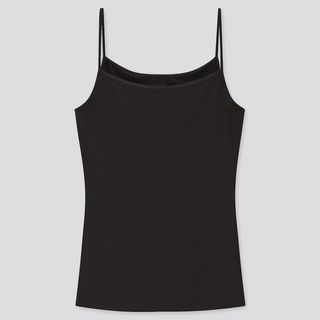 Uniqlo + Heattech Jersey Camisole Top in Black