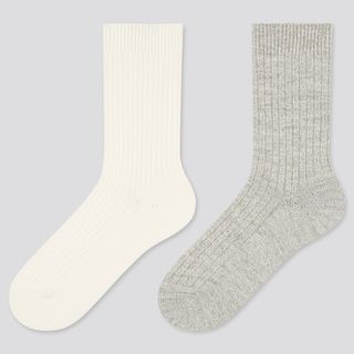 Uniqlo + Heattech Ribbed Thermal Socks