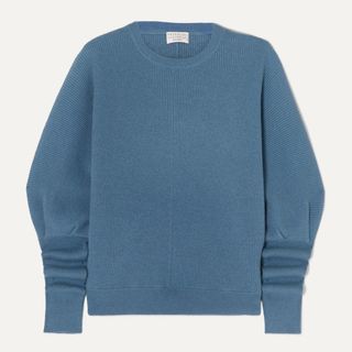 Brunello Cucinelli + Ribbed Cashmere Sweater