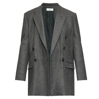 Étoile Isabel Marant + Eagen Checked Double-Breasted Blazer