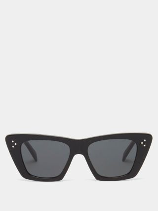 Celine + Black Frame Sunglasses
