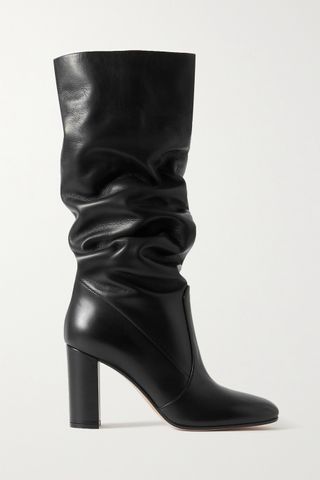 Gianvito Rossi + Glen 85 Leather Knee Boots