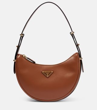 Prada + Arqué Leather Shoulder Bag