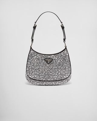 Prada + Cleo Bag With Crystals