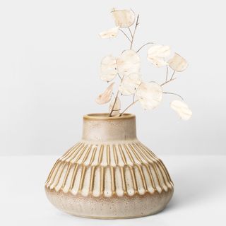 Att Pynta + Natural Glazed Handcrafted Stoneware Vase