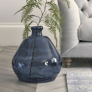 Cox & Cox + Oversized Blue Vase