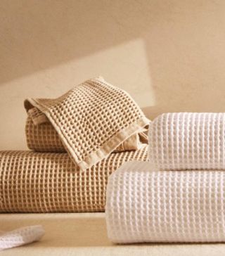 Zara + Waffle Texture Cotton Towel