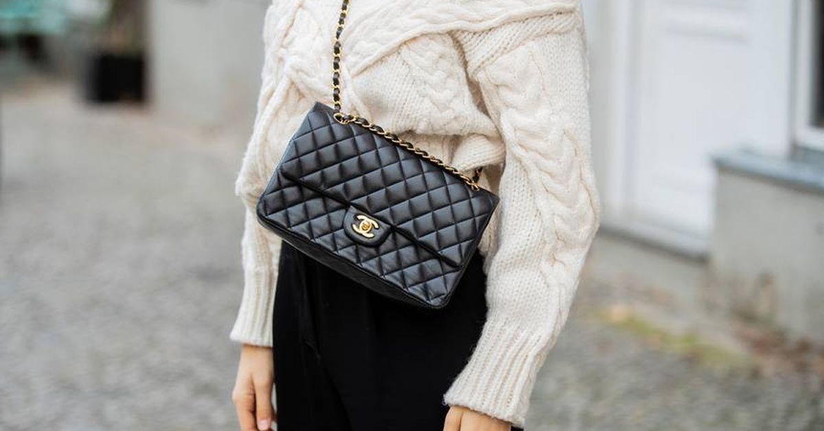 Chanel double strap bag online