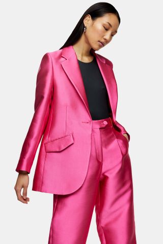 Topshop Boutique + Hot Pink Extreme Blazer
