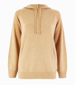 Marks and Spencer + Pure Cashmere Relaxed Fit Hoodie
