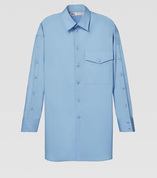 Zara + Sky Blue Shirt