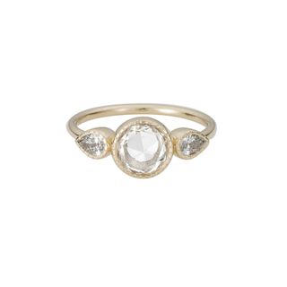 Jennie Kwon Designs + RC Round Diamond Pear Ring