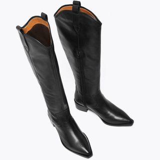 Marks and Spencer + Leather Western Boots