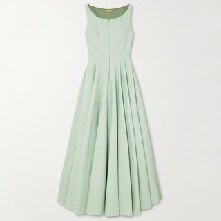 Alaïa + Cotton-Jacquard Midi Dress