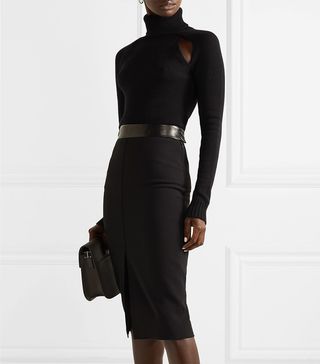 Tom Ford + Cutout Cashmere Turtleneck Sweater