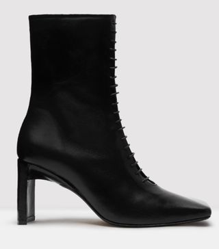Miista + Ania Black Leather Boots
