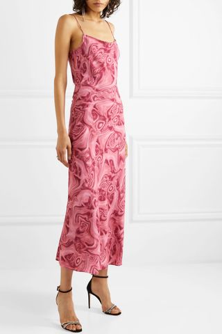 16Arlington + Kate Printed Crepe De Chine Maxi Dress