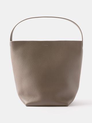 The Row + Park Grained-Leather Tote Bag