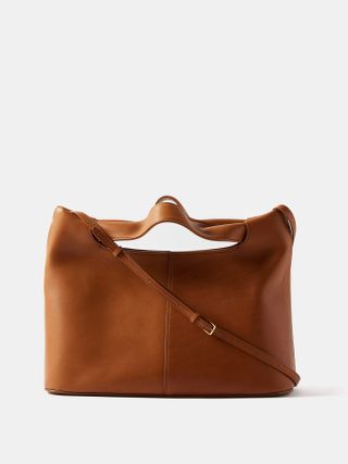 The Row + Camden Leather Shoulder Bag