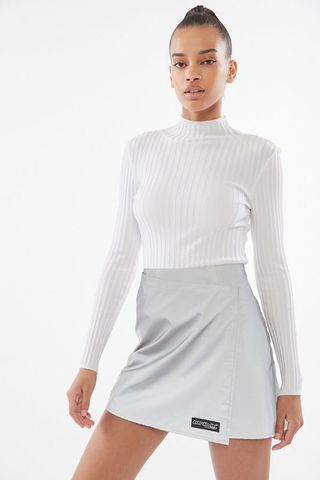 DKNY Tech + UO Exclusive Reflective Wrap Skirt