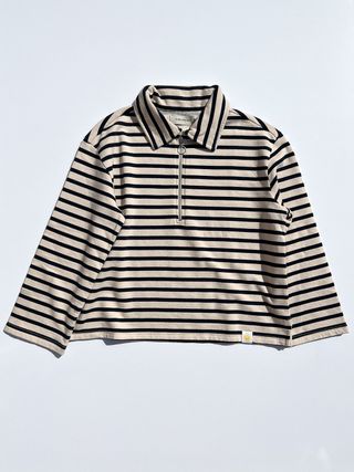 Thinking Mu + Chelsea Sweatshirt in Navy Stripes