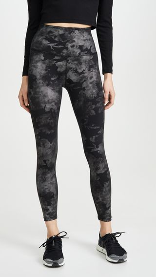 Beyond Yoga + Foil Floral High-Waisted Midi Leggings