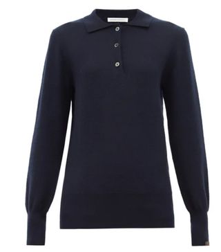Extreme Cashmere + N°121 Rugby Stretch-Cashmere Polo Shirt