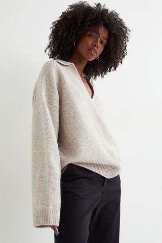 H&M + Collared Sweater