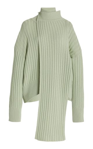 Le17 Septembre + Ribbed-Knit Turtleneck Sweater