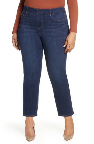 Liverpool + Chloe High Waist Pull-On Ankle Skinny Jeans