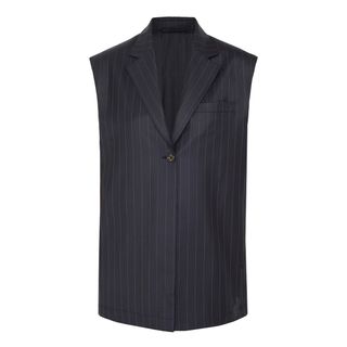 Wright le Chapelain + Pinstriped Wool Vest