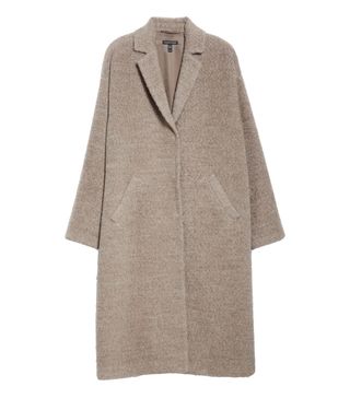 Eileen Fisher + Wool & Alpaca Blend Long Coat