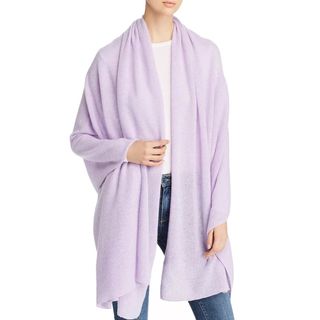C By Bloomingdale's + Cashmere Travel Wrap