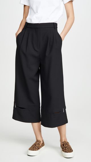 Tibi + Culottes With Detached Hem Panel