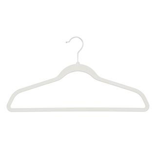 The Container Store + Linen Premium Non-Slip Velvet Suit Hangers Case of 40