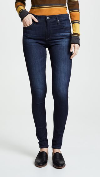 AG + The Farrah High Rise Skinny Jeans