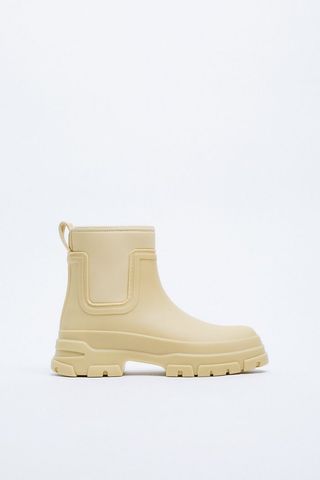 Zara + Ankle Rain Boots