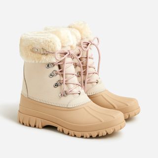 J.Crew + Perfect Winter Boots With Sherpa