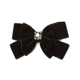 Erdem + Faux Pearl-Embellished Bow Hair Clip