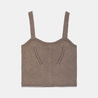 Zara + Knit Top With Straps