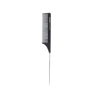 Salon Solutions + Black Carbon-Fiber Anti-Static Fine-Tooth Comb